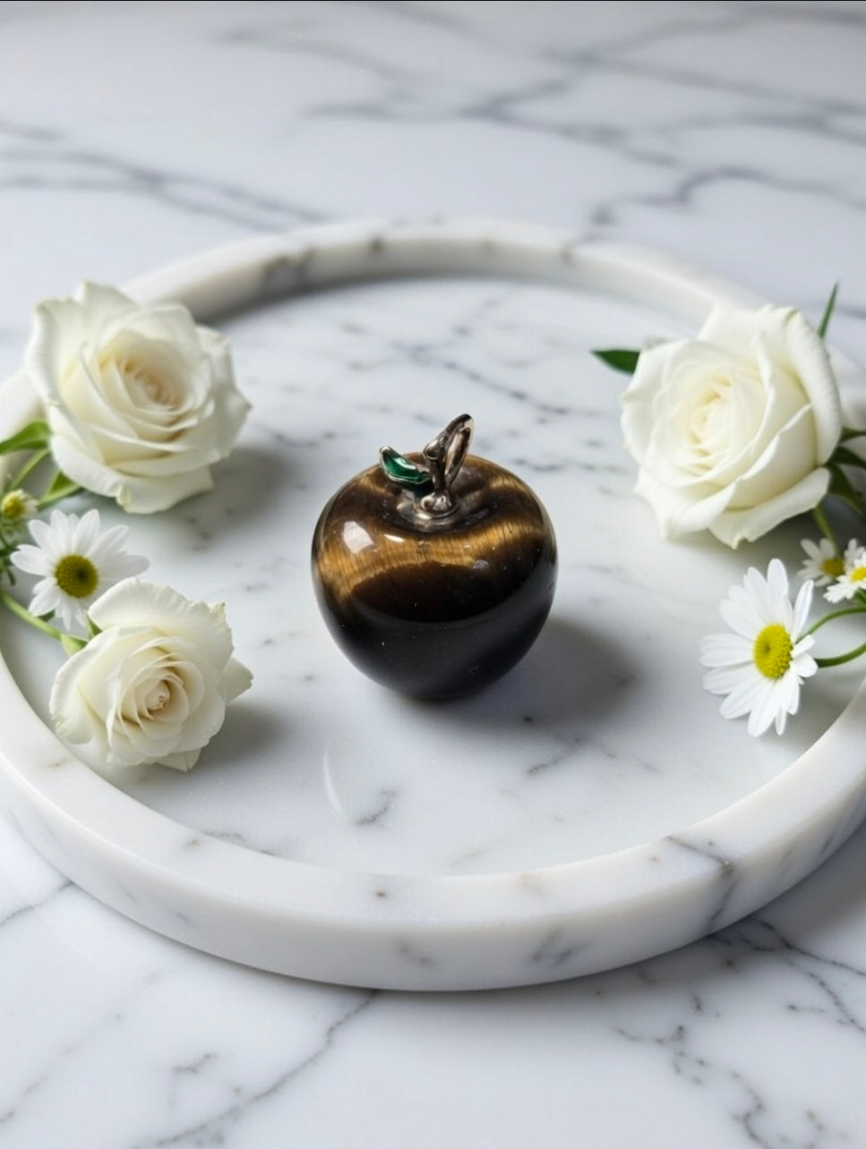 Tiger's Eye "Apple" pendant