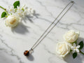 Necklace with Tiger's eye pendant