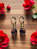 Bull's eye earrings