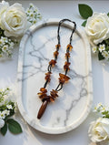 Amber & beads necklace