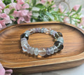 Bracelet of Fluorite & Rock Crystal