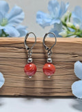 Earrings with Sardonyx