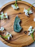 Agate geode pendant