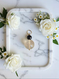Rutilated quartz & Onyx pendant