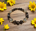 Smoky quartz & Citrine bracelet