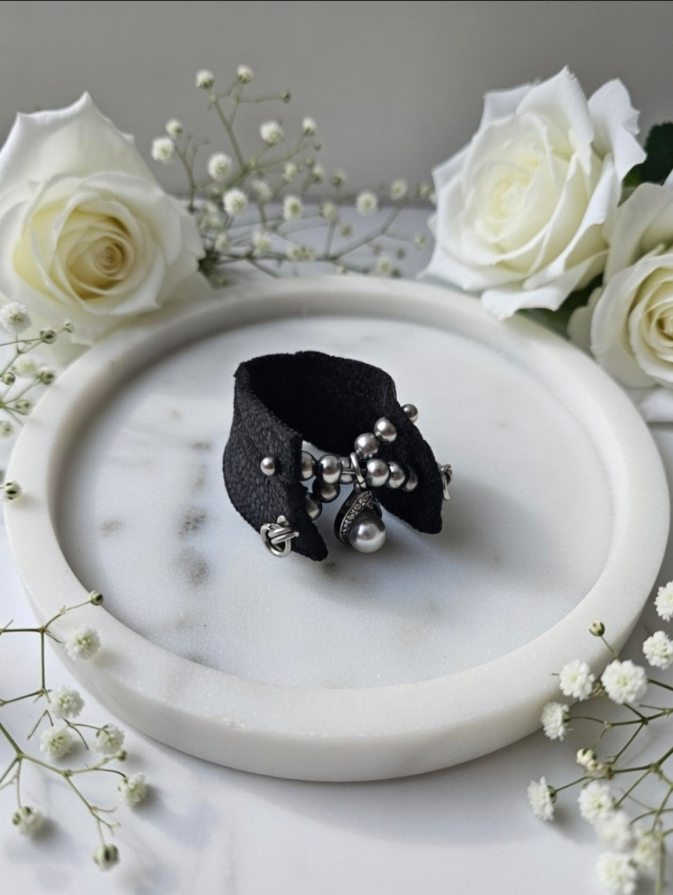 Ring with Silver pendant