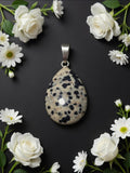 Dalmatian jasper pendant