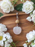 Rose Quartz & Mucoite pendant