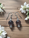 Earrings with Agate