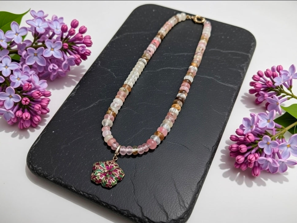 Necklace with Quartz