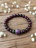 Garnet & Zoisite bracelet
