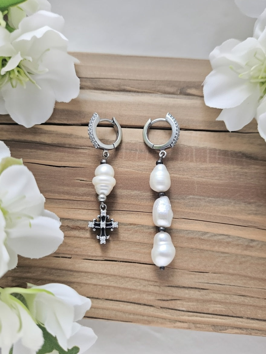 Pearl earrings