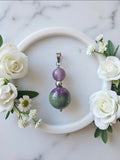 Zoisite & Fluorite pendant