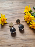Bronzite earrings