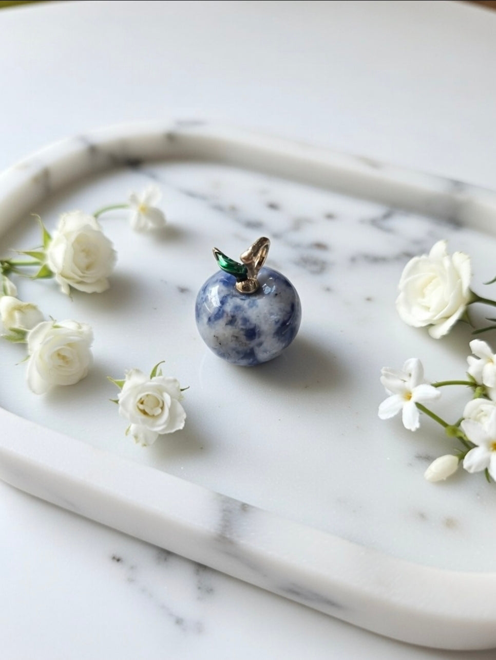 " Apple" pendant of Sodalite