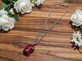 Necklace with Coraline pendant