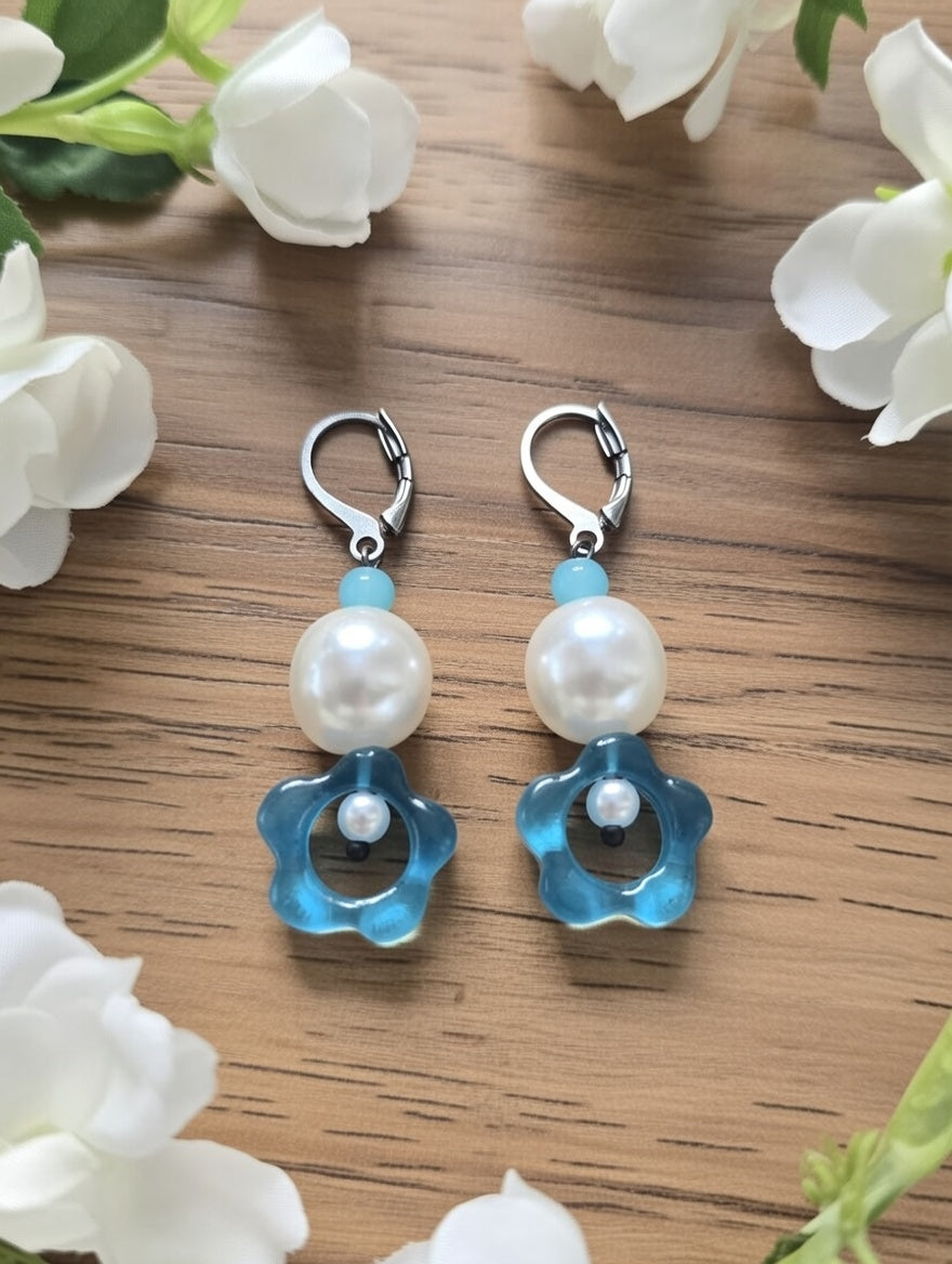 Earrings with Mother of pearl
