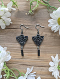 Earrings with Hematite