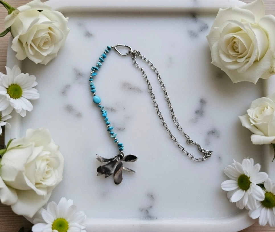 Howlite necklace