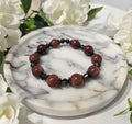 Aventurine glass & Hematite bracelet