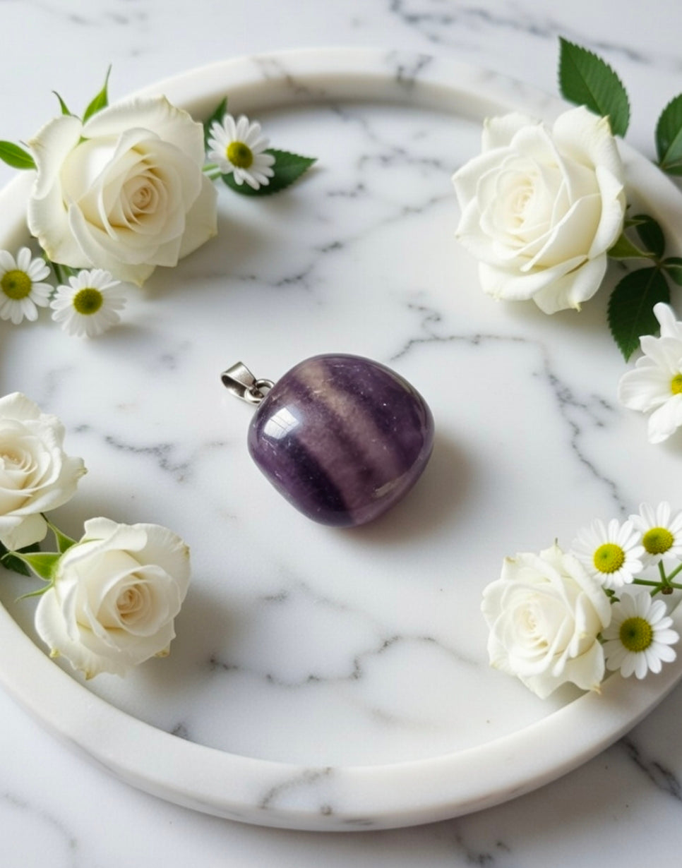 Fluorite pendant