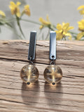 Earrings with Hairstone