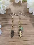 Earrings with Peridot