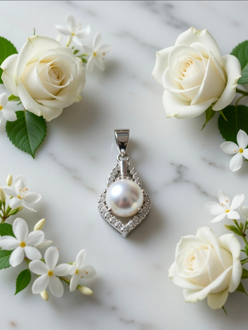 Pendant with pearl