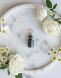 Hawkeye & Hematite pendant