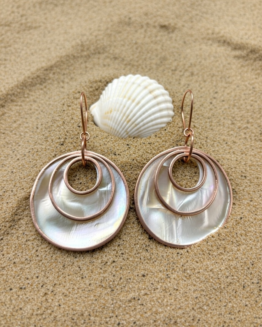 Earrings with Mother of Pearl